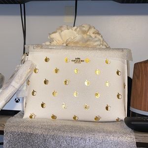 Coach Charlie Pouch with Apple print